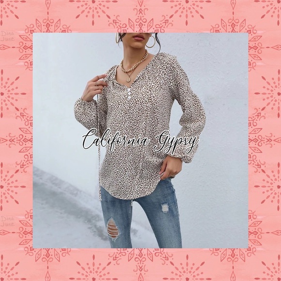 Leopard Print Blouse - Picture 3 of 5